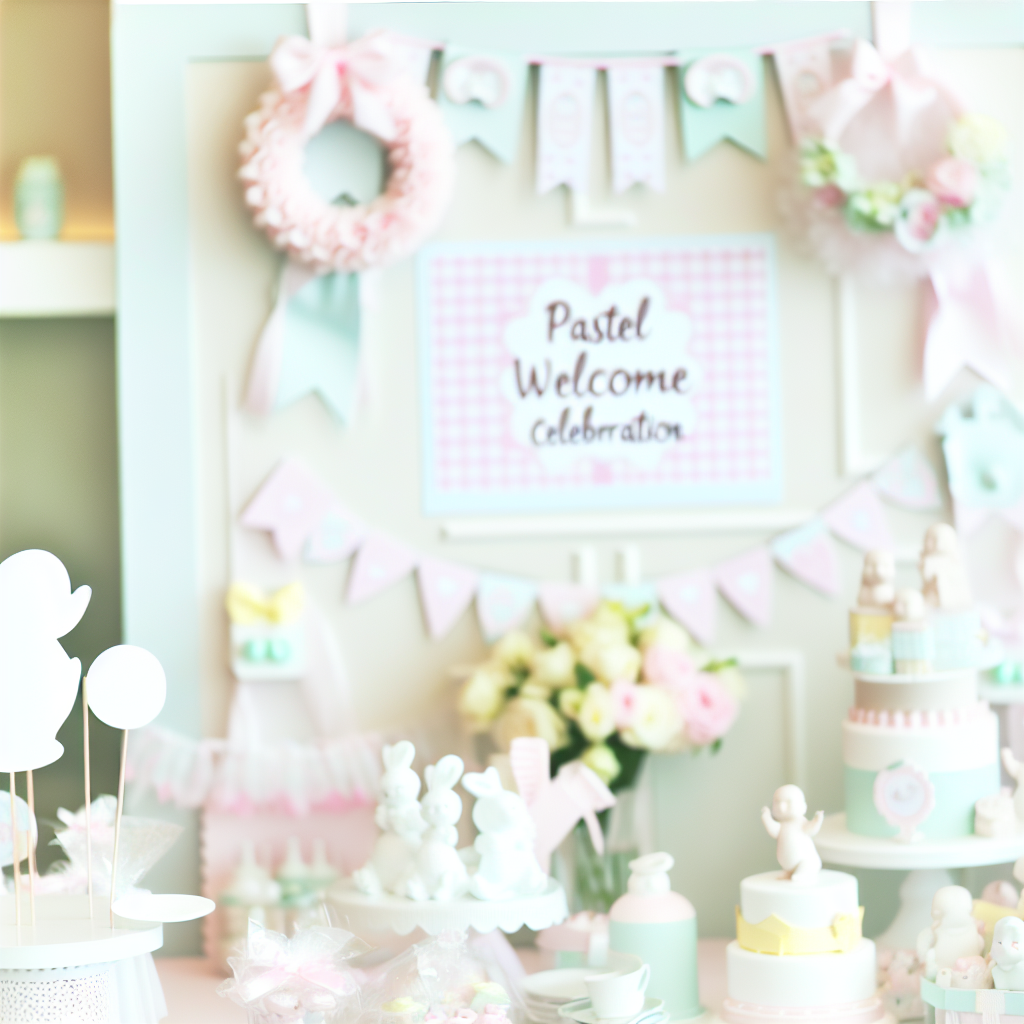 Pastel Welcome Celebration