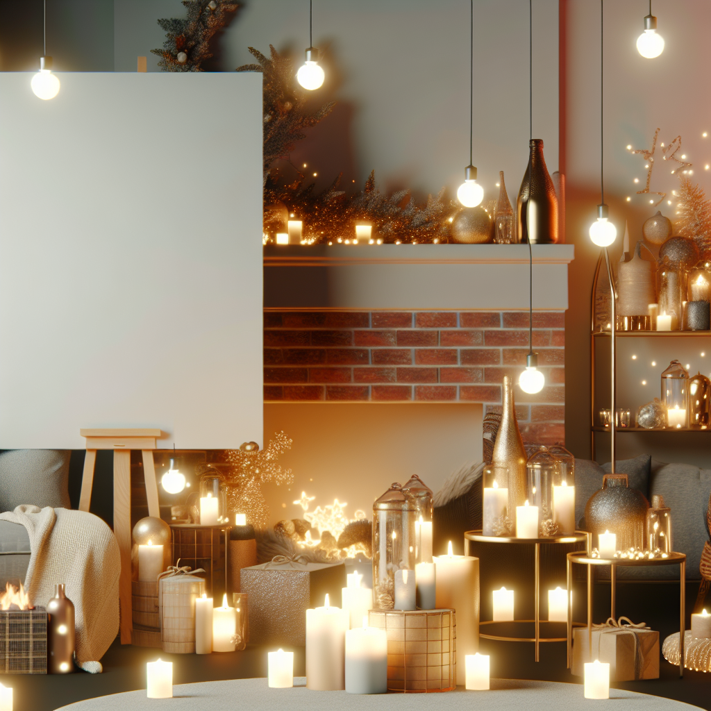 Festive Hearth Glow
